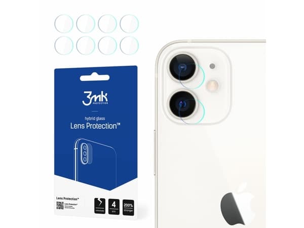 3MK 3MK Lens Protect iPhone 12 kameran objektiivin suojaus 4kpl