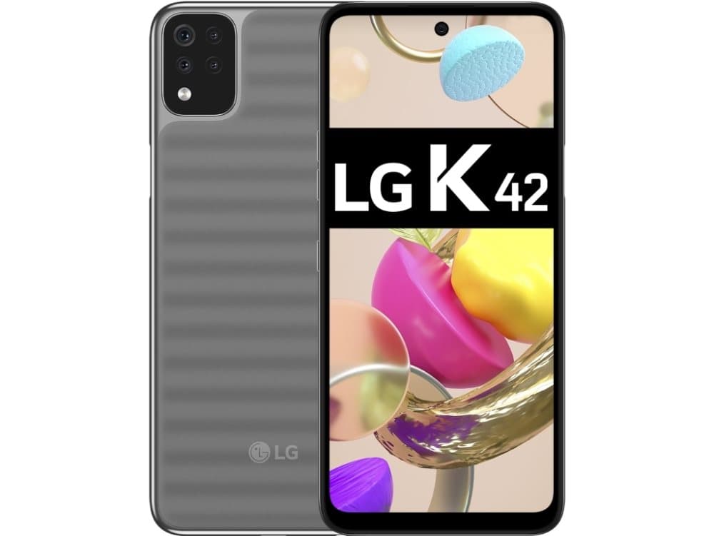 LG K42 Pilkas, 6.6 ", IPS LCD, 720 x 1600 pikseliu, Mediatek MT6762, Internal RAM 3 GB, 64 GB, Micro SD, Dual SIM, Nano-SIM, 3G, 4G, Main camera 13+5