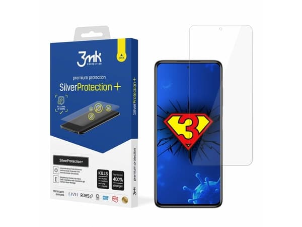 3MK 3MK Silver Protect+ Xiaomi POCO X3 märkäasennus antimikrobinen kalvo