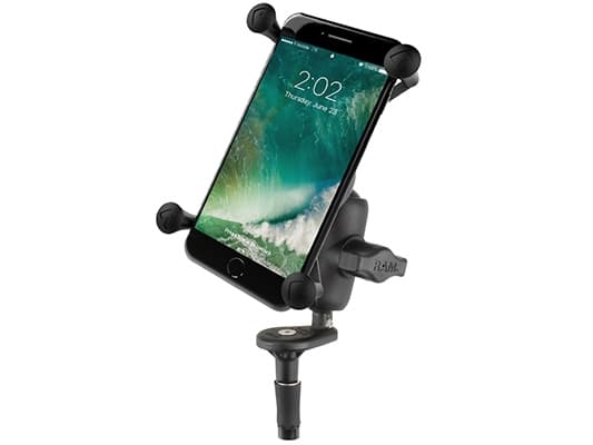 RAM Mounts RAM-B-176-A-UN10U, Mobiltelefon/smarttelefon, Aktiv holder, Motorsykkel, Sort Sort