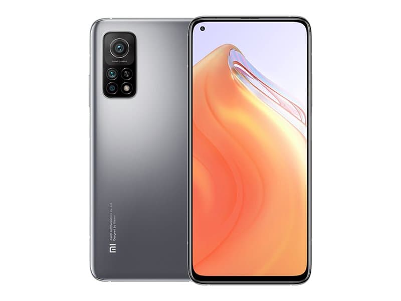 Xiaomi MI 10T 5G - Smarttelefon - dobbelt-SIM - 5G NR - 128 GB - GSM - 6.67" - 2400 x 1080 piksler - RAM 8 GB (20 MP-frontkamera) - 3x bakkamera - An