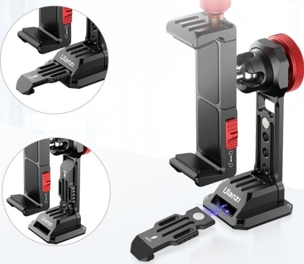 Ulanzi svingbar telefon-/smarttelefonholder - 360s Iso Head Ulanzi St-14