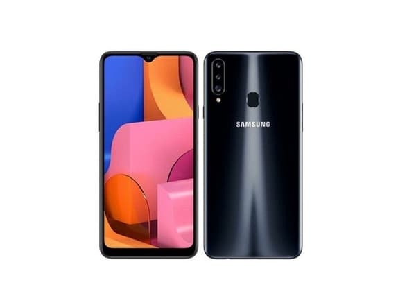 Samsung Galaxy A20s SM-A207F, 16,5 cm (6.5"), 720 x 1560 pixlar, 3 GB, 32 GB, 13 MP, Svart