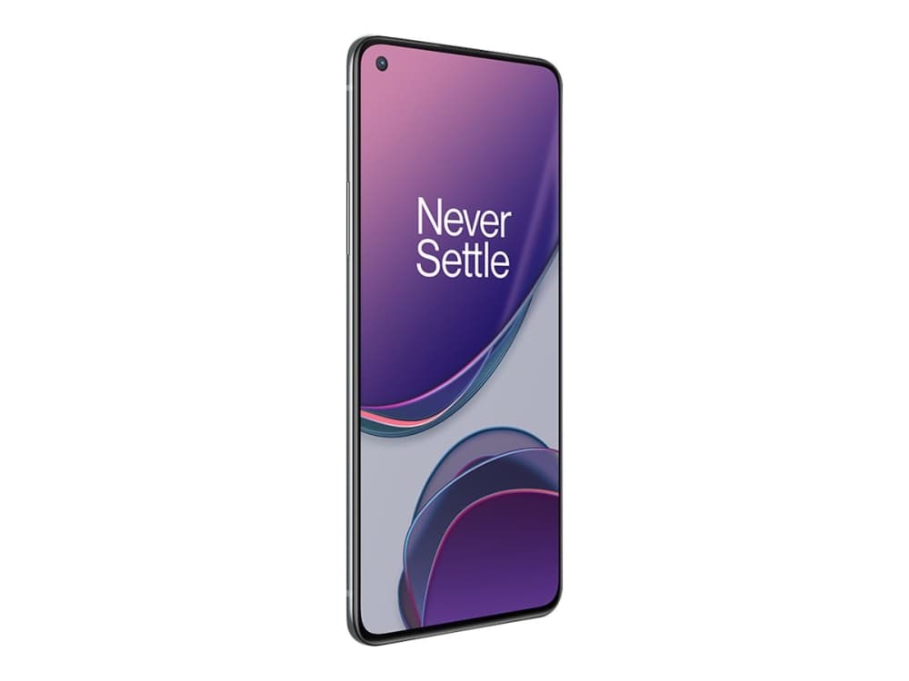 OnePlus 8T - Pekskärmsmobil - dual-SIM - 5G NR - 128 GB - 6.55" - 2400 x 1080 pixlar (402 ppi) - Fluid Amoled - RAM 8 GB (16 MP främre kamera) - 4x b