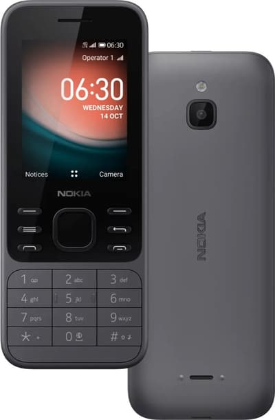 Nokia 6300 4G Träkol
