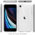 Miniatyrbild 2 av 4: JT Berlin Pankow Clear Backcover Apple iPhone SE (2020), iPhone 8, iPhone 7 Transparent Induktiv laddning 10694