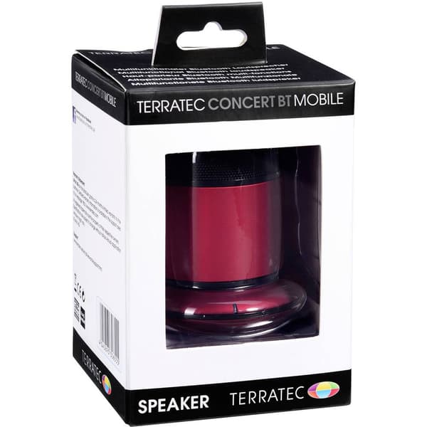 Terratec CONCERT mobile Bluetooth-högtalare Röd