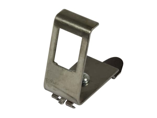 Stöd för Keystone-modul DIN Rail Metal för 1xTP-modul Top-hat rail adapter Synergy 21