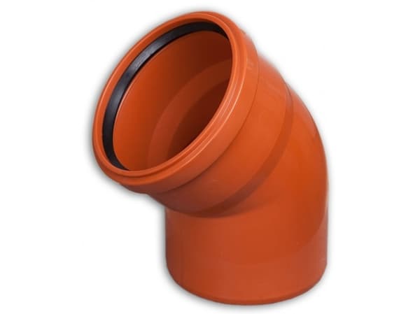 Wavin PVC albue 160mm 67° 3262321900