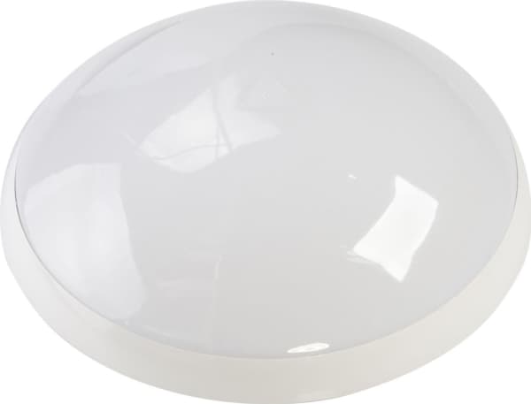 Matt hvit taklampe med CAMEA RCR 75W E27 sensor