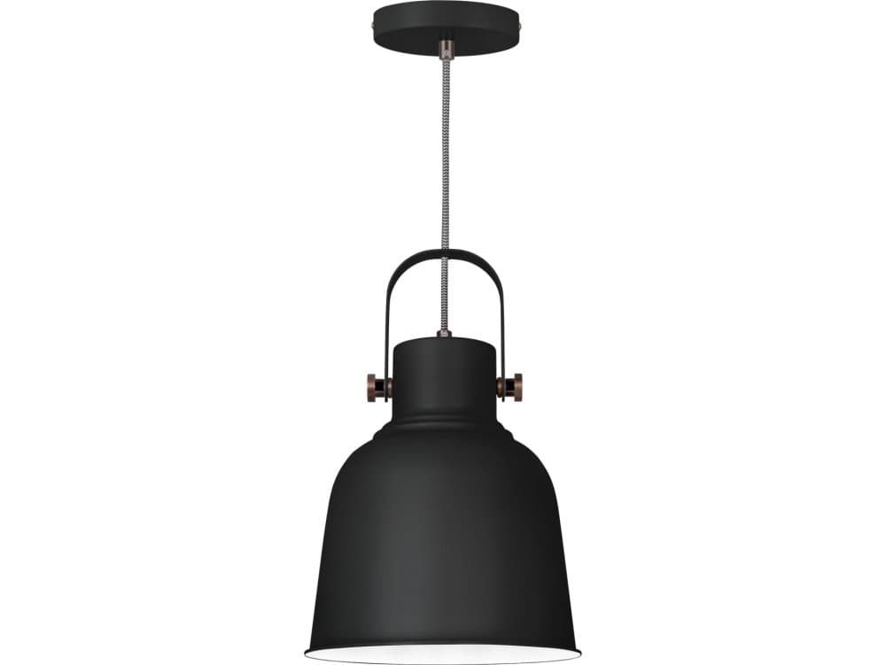 Activejet AJE-LOLY BLACK 1P, 1 lampor, E27, IP20, Svart