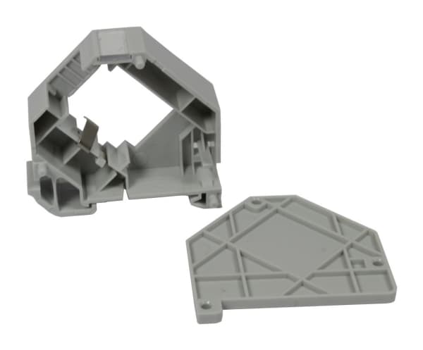 Keystone-moduulin tuki DIN-kisko ABS 1xTP-moduulille Top-hat kiskosovitin Synergy 21