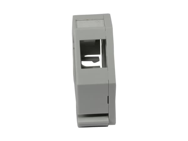 Keystone-modulholder DIN-skinne ABS for 1xTP-modul DIN-skinneadapter Synergy 21