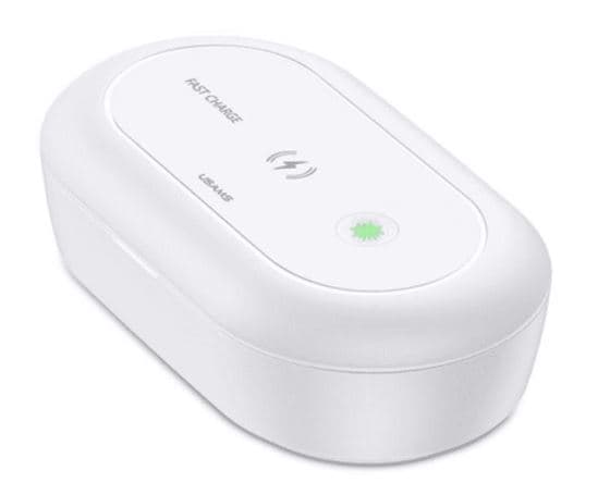 USAMS Bluetooth 5.0 TWS ND-serien trådløse hodetelefoner hvit/hvit BHUND01 (US-ND001)