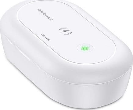 USAMS Bluetooth 5.0 TWS ND-serien trådløse hodetelefoner hvit/hvit BHUND01 (US-ND001)