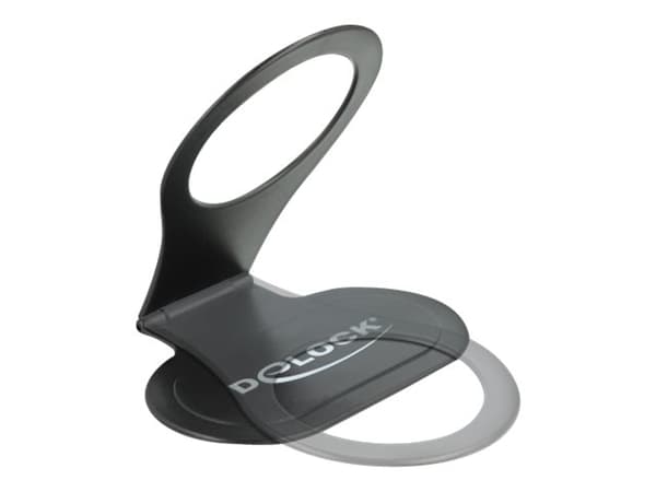 Delock Charging Holder - Holder for mobiltelefon - svart