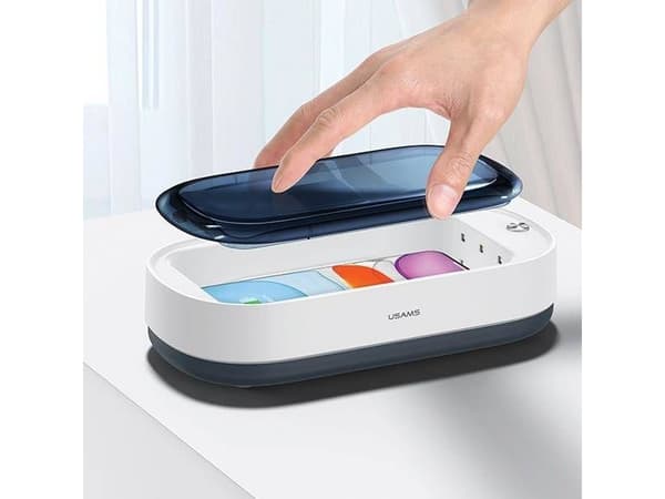 USAMS UV-C sterilisatorlading. induksjon 15W hvit/hvit ZB151XDH01 (US-ZB151)