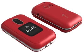 DORO 7081 - Mobiltelefon - dual-SIM - 4G LTE - 4 GB - microSD slot, - microSD slot - GSM - 320 x 240 pixels - RAM 512 MB - 5 MP (0,3 MP frontkamera)