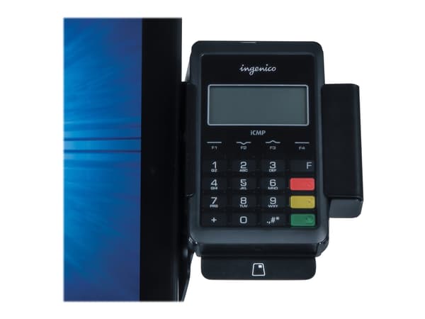Elo Touch Solutions EMV, Pääte, Aktiivinen teline, Sisätila, Musta