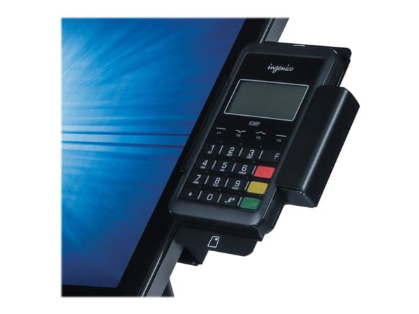 Elo Touch Solutions EMV, Pääte, Aktiivinen teline, Sisätila, Musta