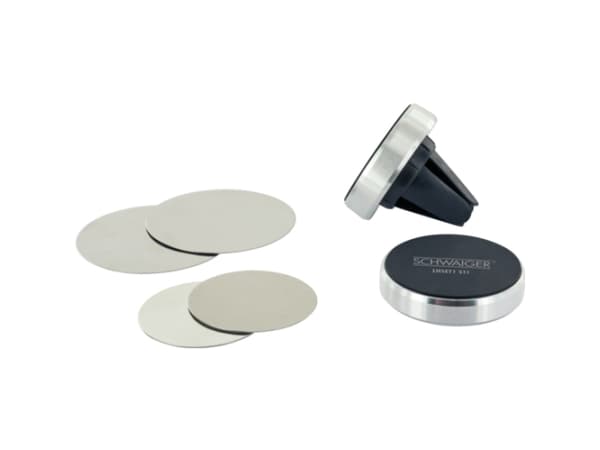 Schwaiger LHSET1 511 - Magentic holder kit - svart, sølv