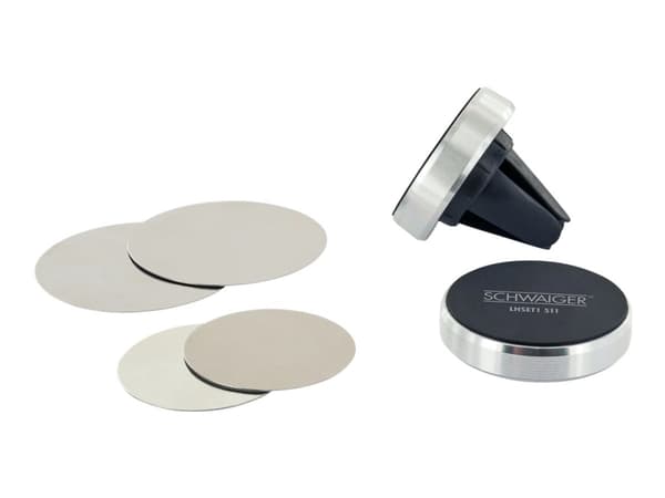 Schwaiger LHSET1 511 - Magentic holder kit - svart, sølv