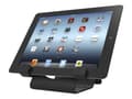 Miniatyrbilde 2 av 5: Compulocks Universal Tablet Holder with Keyed Cable Lock - Sikkert bordstativ for nettbrett - svart
