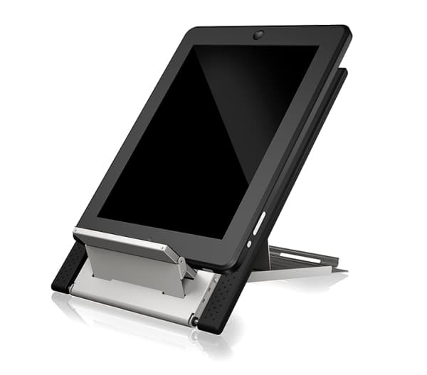 ICY BOX IB-LS300-LH, Plate / UMPC, Passiv holder, Innendørs, Sort, Sølv