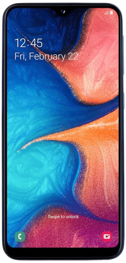 Samsung Galaxy A20e Blå