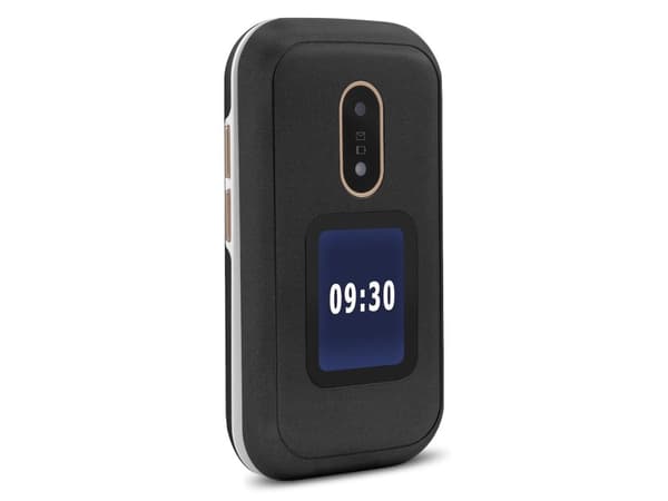 Doro 6060, Flip, Dubbla SIM-kort, 7,11 cm (2.8"), 3 MP, 1000 mAh, Svart