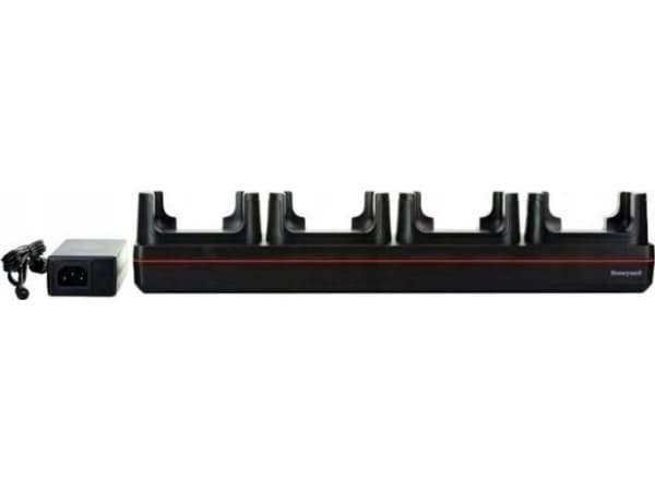 Honeywell - Ladestativ + AC-strømadapter - 4 utgangskontakter - Europa - for Honeywell CT40 XP, CT45, CT45 XP; Dolphin CT40