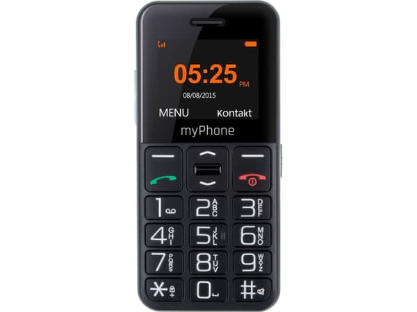 myPhone Halo Easy, Bar/Sperre, Enkelt SIM, 4,32 cm (1.7"), 0,3 MP, 1000 mAh, Grå, Rød