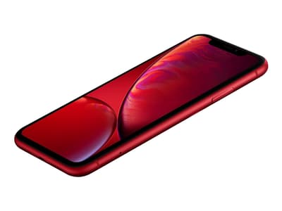 Apple iPhone XR - (PRODUCT) RED - 4G smartphone - dobbelt-SIM - 64 GB - LCD-display - 6.1" - 1792 x 828 piksler - rear camera 12 MP - front camera 7