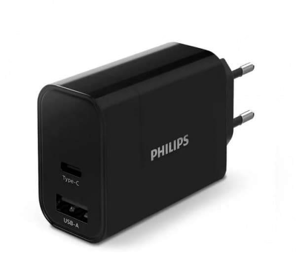 Philips charger USB-A charger USB C 30W (PD, QC)