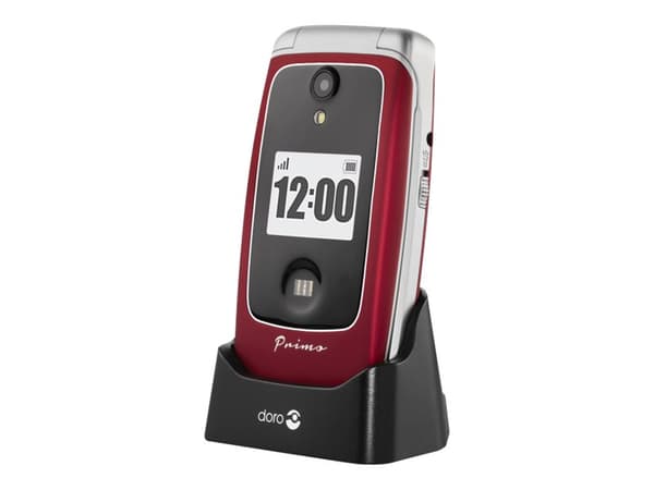Doro Primo 408, Avattava, Yksittäinen SIM, 7,11 cm (2.8"), 0,3 MP, 1000 mAh, Grafiitti, Harmaa, Hopea