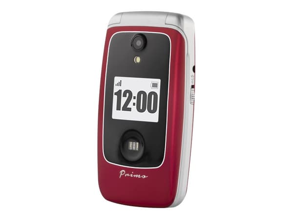 DORO Primo 408 - Mobiltelefon - microSD slot - 320 x 240 piksler - TFT 3 MP -  graphit Grafitt, Grå, Sølv
