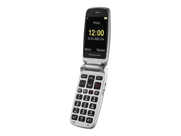 DORO Primo 418 - Ominaisuuspuhelin - microSD-muistikorttipaikka - LCD-näyttö - 320 x 240 pikseliä - takakamera 3 MP - grafiittia