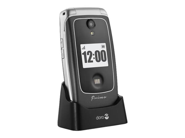 DORO Primo 418 - Ominaisuuspuhelin - microSD-muistikorttipaikka - LCD-näyttö - 320 x 240 pikseliä - takakamera 3 MP - grafiittia