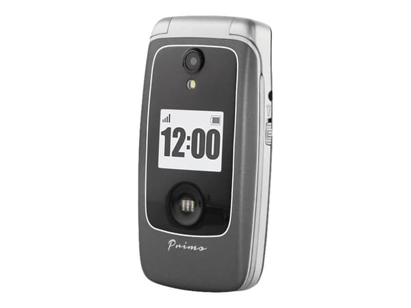 DORO Primo 418 - Ominaisuuspuhelin - microSD-muistikorttipaikka - LCD-näyttö - 320 x 240 pikseliä - takakamera 3 MP - grafiittia