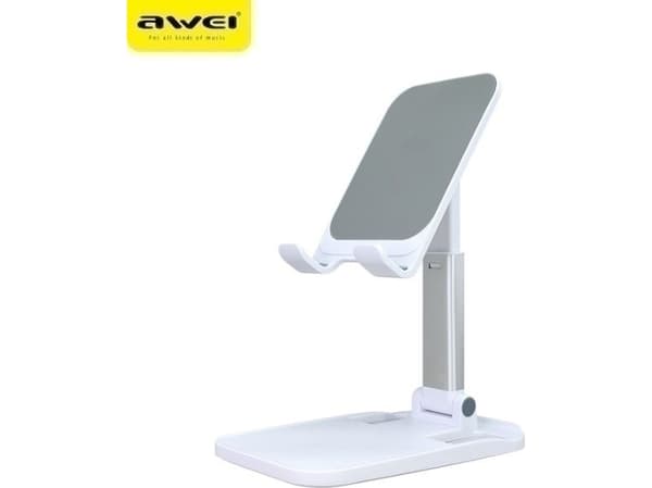 Awei pöytäjalusta AWEI X11 valkoinen/valkoinen