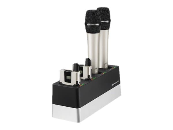 EPOS CHG 4N - Mikrofonladestativ + AC-strømadapter - 4 A - 4 utgangskontakter - Europa
