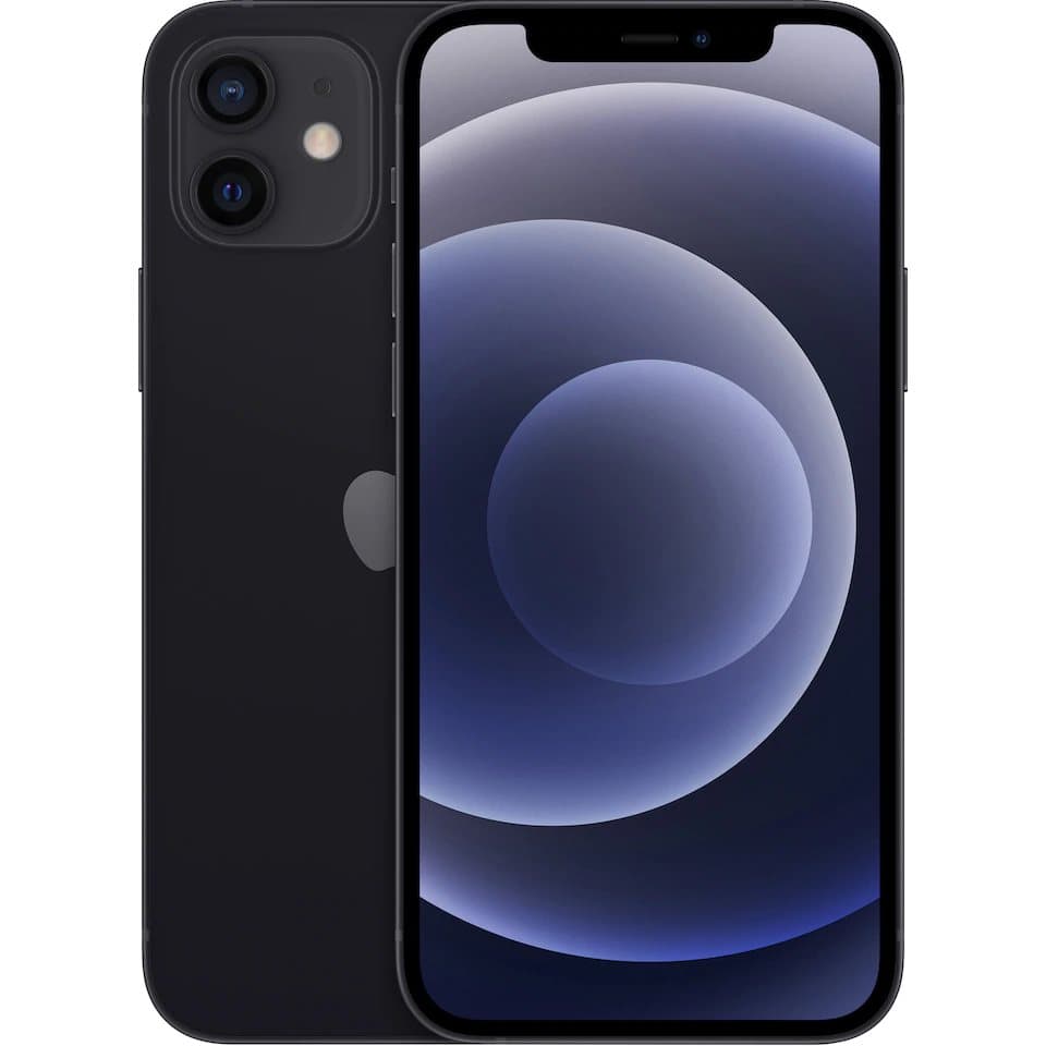 iPhone 12 64GB Svart - OBS! Fyndklass 1