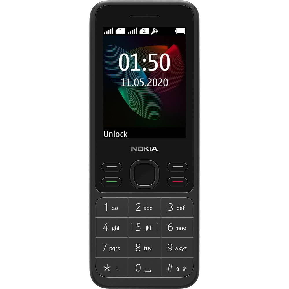 Dual-SIM mobiltelefon Nokia 150 2.4 tum Svart