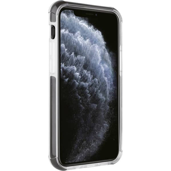 Vivanco RSCVVIPH12M/PT Backcover Apple iPhone 12, iPhone 12 Pro Svart, Transparent Induktiv laddning, Stöttålig, Vatten