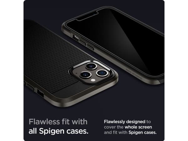 Spigen AGL01791, Apple, iPhone 12 Pro Max, Läpinäkyvä, 2 kpl