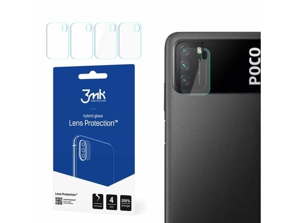 3MK SZKŁO HYBRYDOWE 3MK LINSSKYDD XIAOMI POCO M3