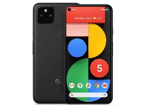 google Pixel 5 5G Just Juodas, 6.0 ", OLED, 1080 x 2340 pikseliu, Qualcomm Snapdragon 765G, Internal RAM 8 GB, 128 GB, Single SIM, Nano-SIM card and