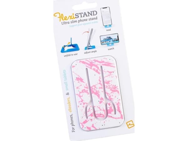 Thinking Gifts FlexiStand telefonställ - rosa marmor