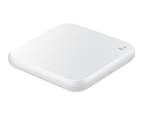 Samsung EP-P1300 - Trådlös laddningsplatta + växelströmsadapter - FC - vit