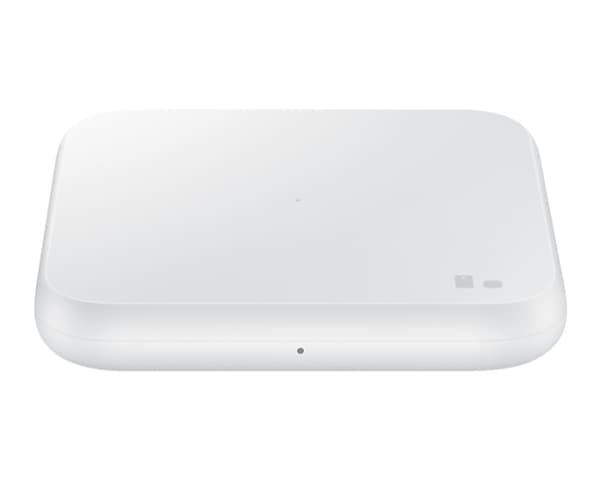 Samsung EP-P1300 - Trådlös laddningsplatta + växelströmsadapter - FC - vit